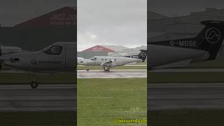 Pilatus pc12 ngx takeoff from Manchester 14724 [upl. by Yroc]