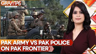 Pak Army Vs Pak Police Hundreds of Cops Protest Against Army ISI Interference  Gravitas [upl. by Annavaj]