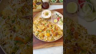 Special Veg Dum Biryani😍 shorts viralvideo vegbiryani [upl. by Ralaigh]