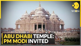 Abu Dhabi temple BAPS to be inaugurated soon PM Modi accepts inauguration invite  WION [upl. by Moffit]