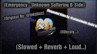 Unknown Suffering BSide  Slowed  Reverb Requested Video By cupheadands FNF [upl. by Dickie58]