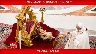 24 December 2023 Holy Mass during the Night  Pope Francis [upl. by Theda335]