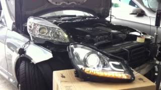 BENZLINE AUTO W204 facelift BIXENON Hlamp [upl. by Ennahtur15]