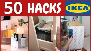 IKEA 50 TRUCOS PARA DECORAR Y ORGANIZAR TU CASA CON POCO DINERO 😉 RESUMEN GENIUS HACKSikeahack [upl. by Mignonne]