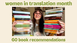 women in translation month 60 book recommendations for WITMonth📚🙇🏻‍♀️ [upl. by Enak]