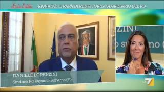 Rignano il papà di Renzi torna segretario del PD [upl. by Adnohs]