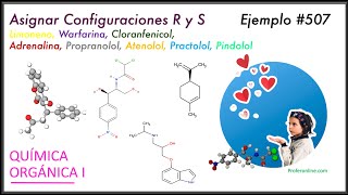 Configuración r y s en fármacos Ejemplo 507 [upl. by Eben]