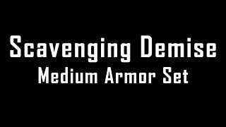 Scavenging Demise  Medium Armor Set Wrathstone DLC [upl. by Henka692]