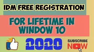 How to Register IDM free for lifetime  Without Serial Key  How to Download and Install IDM in 2020 [upl. by Selby527]