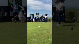 Former Open Champion Francesco Molinari Golf Swing at Royal Troon for the 152nd Open golfswing [upl. by Ynittirb302]