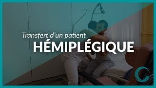 Transfert dun patient hémiplégique [upl. by Rumney]