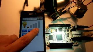 BeagleBone Web Server LED [upl. by Hartzel519]