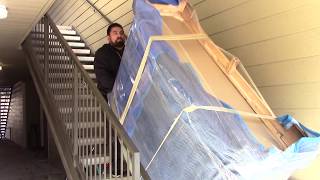 How to Move a Heavy Dresser Upstairs By a Professional Mover [upl. by Ayikaz]