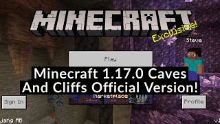 Minecraft 1170 New Update Released  MCPE 117002 Official Version  Caves And Cliffs Part 1 [upl. by Nyluqcaj820]