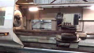 Hydratech Industries  Lot 1  37quot x 236quot Toolmex Flat Bed CNC Lathe [upl. by Minnnie]