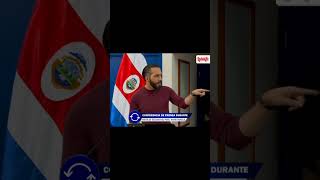 Periodista en costa rica encara a nayib bukele sobre 30000 presos inocentes [upl. by Teews]