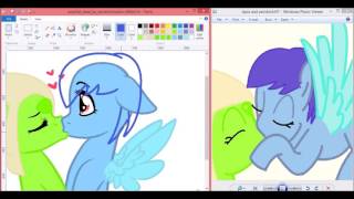 MLP Steven Universe Speedpaint Peridot x Lapis [upl. by Duff]