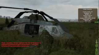 ArmA 2 DayZ Mod  Heli crash site páraraio portas telhado [upl. by Amoihc]