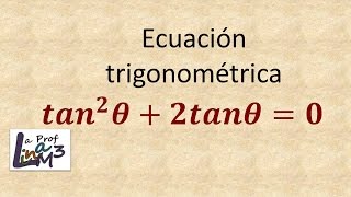 Ecuación trigonométrica  Ejercicio 3  La Prof Lina M3 [upl. by Tanny]