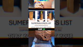 This One Tablet Destroys Any Religion Billy Carson Reads the Sumerian Kings List 4biddenknowledge [upl. by Leeland]