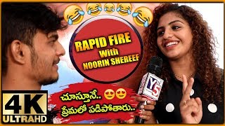 Rapidfire With Lovers Day Movie Heroine Noorin Shereef  Priya Prakash Varrier  Y5 Tv [upl. by Gar]