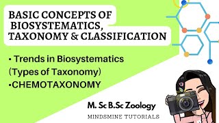 3 CHEMOTAXONOMYTrends in Biosystematics Types of Taxonomy Alpha Beta Omega Taxonomy MSc BSc [upl. by Latisha69]