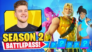 NEW SEASON 2 BATTLE PASS IN FORTNITE [upl. by Leffen]