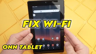 Onn Tablet Fix Wifi Internet Connection Problems [upl. by Rebliw]