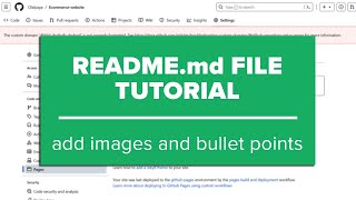 How to Write an Effective README File for your Github Project  Readme File Tutorial [upl. by Nema]