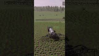 Spreading Of Slurry in soybeans fs22 farming ls22 landwirtschaft farmingsimulator [upl. by Tyoh820]