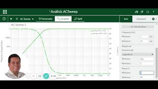 Análisis de respuesta en frecuencia usando MULTISIM [upl. by Ilellan]