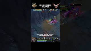 Legend meepo rampage player perspective shorts meepo dota2 [upl. by Lattonia]