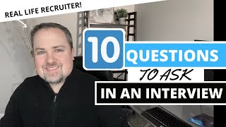 10 Questions to Ask The Interviewer In Your Job Interview Interview Prep Tips [upl. by Schargel841]