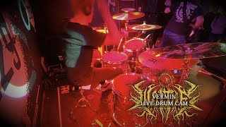 Cameron Booth  VERMIN  Live Drum Cam [upl. by Armillas]