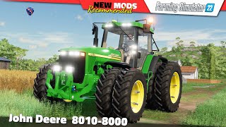 FS22  John Deere 80108000 Series  Farming Simulator 22 New Mods Review 2K60 [upl. by Noyrb]