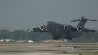 C17 Globemaster Short Take Off and Landing [upl. by Gebhardt420]