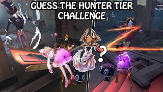 Can you guess the Hunters Tier by their gameplay  Identity V [upl. by Bailie]