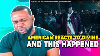 American Reacts To DIVINE  359 AM Prod by Stunnah Beatz Official Music Video [upl. by Nwadahs]