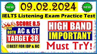 IELTS LISTENING PRACTICE TEST 2024 WITH ANSWERS  09022024 [upl. by Karyl973]