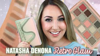 NATASHA DENONA RETRO GLAM PALETTE Review Swatches amp Tutorial [upl. by Astiram]