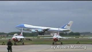 Air Force 1 Takeoff  Andrews AFB  2009 [upl. by Norted]