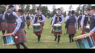 Field Marshal Montgomery Pipe Band in Forres at the 2017 European Championships [upl. by Ching]