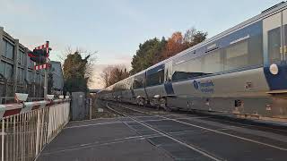 double misuse antrim station level crossing co antrim 111124 [upl. by Ezara]