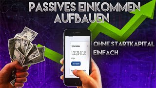 500€ pro Monat OHNE Arbeit 🤑 Passives Einkommen aufbauen 2024 OHNE Startkapital [upl. by Fineman987]