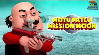 Motu Patlu Mission Moon  Full Movie  Animated Movies  Wow Kidz Movies [upl. by Zins]