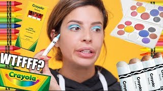 CRAYOLA MAKEUP  HIT OR MISS [upl. by Cavil192]