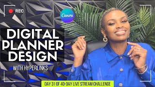 How to Create a Digital Planner with Hyperlinks in Canva [upl. by Siouxie250]