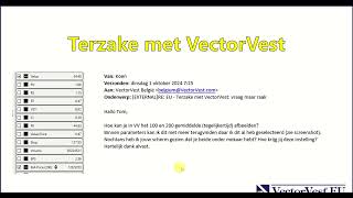 Terzake met VectorVest Vraag maar raak  20102024 [upl. by Enilraep801]