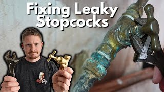 How To Fix a Leaking Stopcock Quickly and Easily  Plumbing DIY [upl. by Dee Dee]