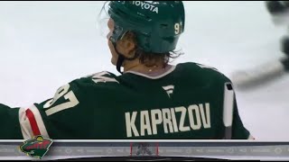 Kaprizov buries power play goal [upl. by Aitas]